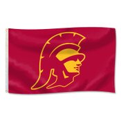 USC Trojans Cardinal Tommy Head 3 X 5 Nylomax Flag